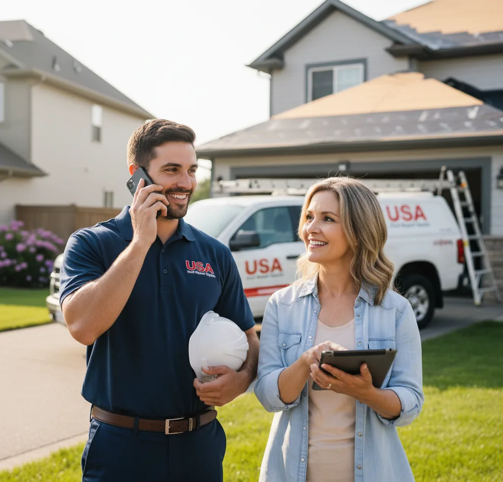 USA Roof Repair Experts customer support in Roanoke